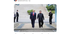 特朗普在社媒连发三张与金正恩合影，分析指或急于和朝鲜恢复对话以抵消伊朗战争的压力